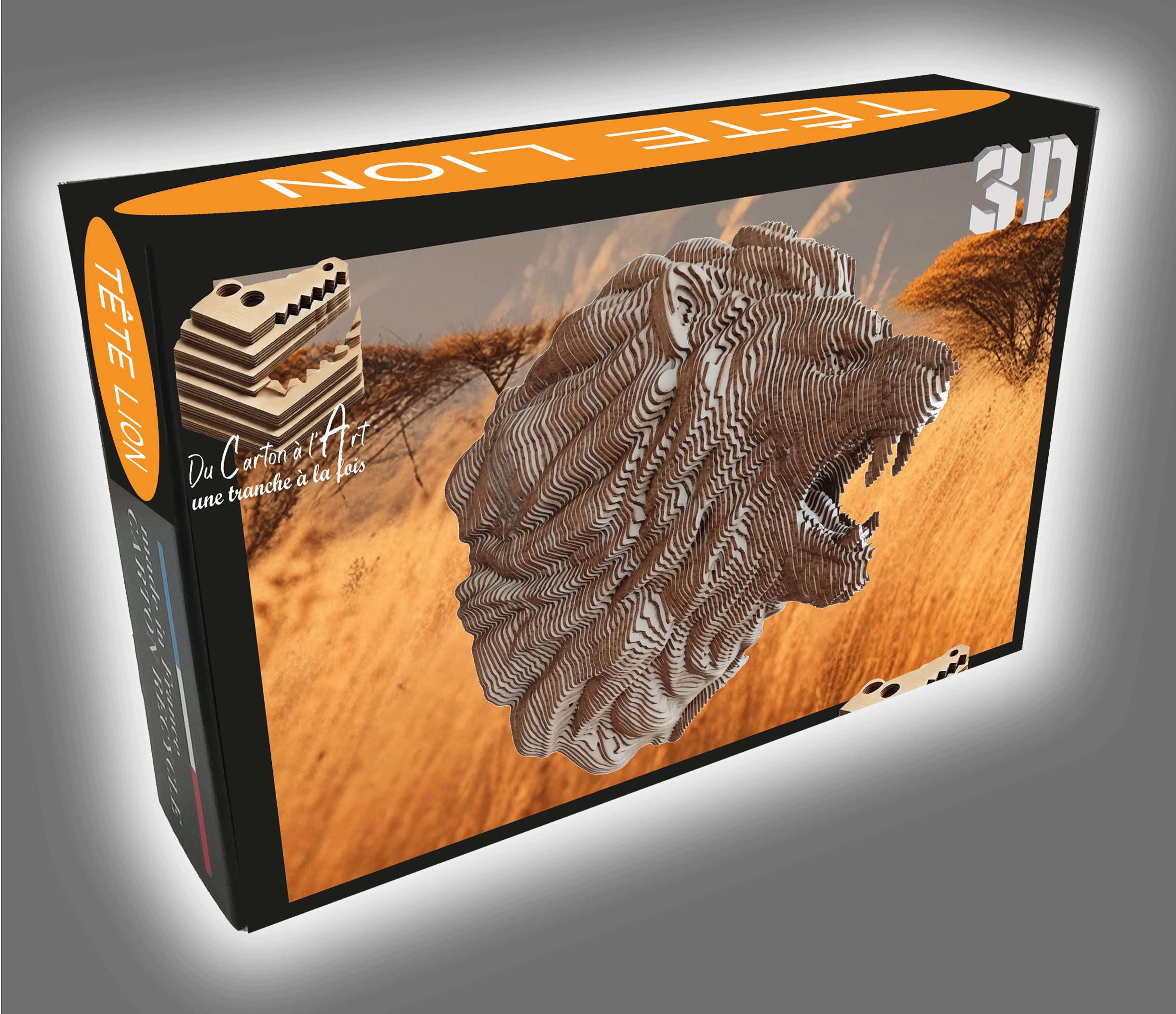 Tête de Lion CART vue de profil