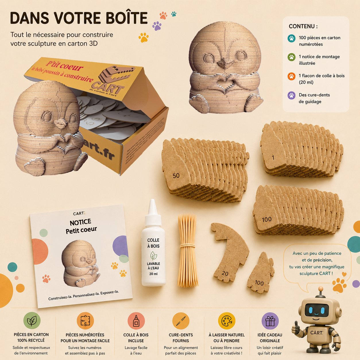 P'tit Cœur le Bébé Poussin