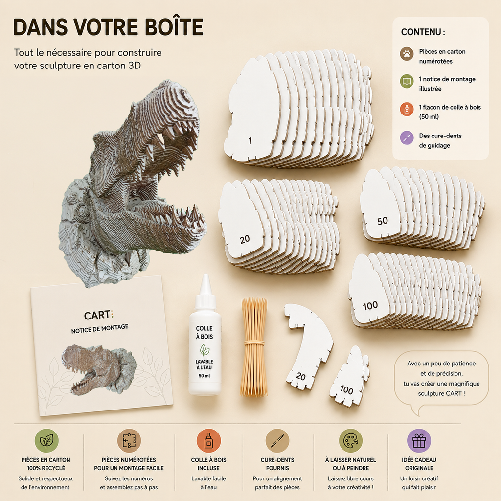 Tête de Dinosaure
