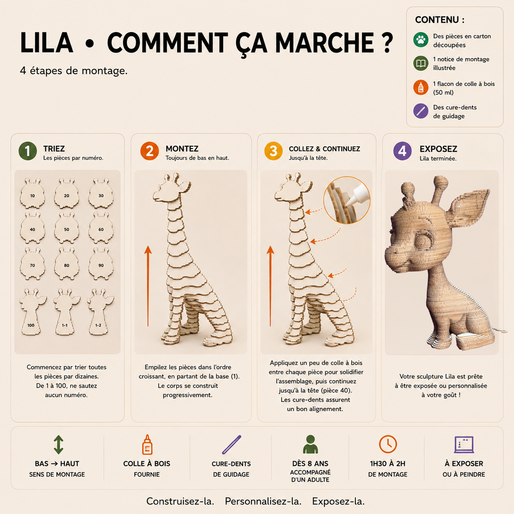 Lila le Bébé Girafe