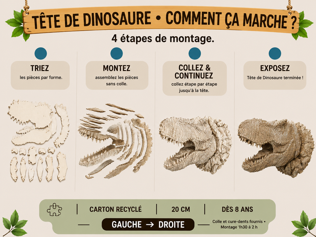 Tête de Dinosaure